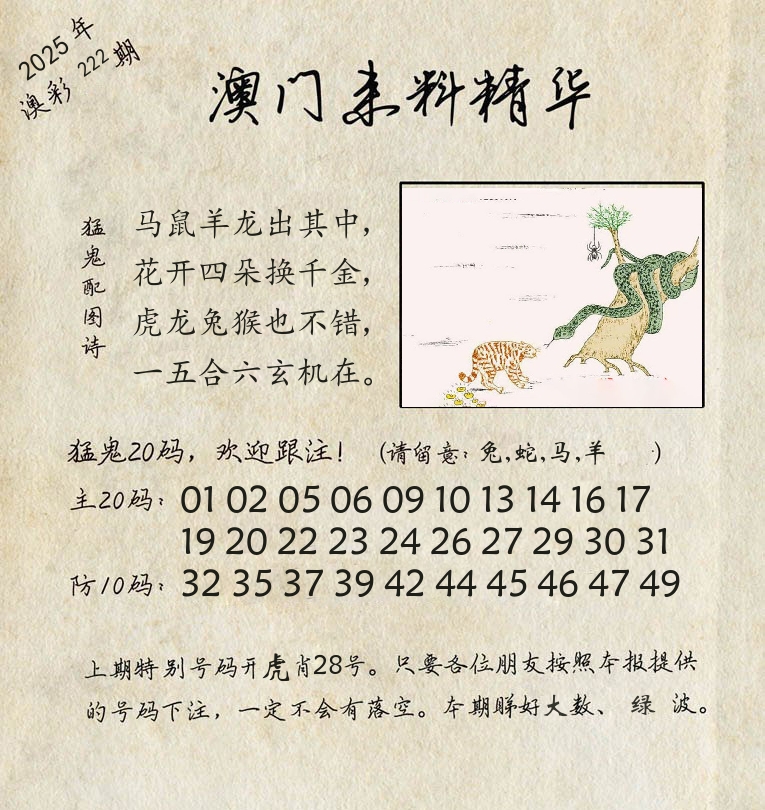 精华来料 第222期