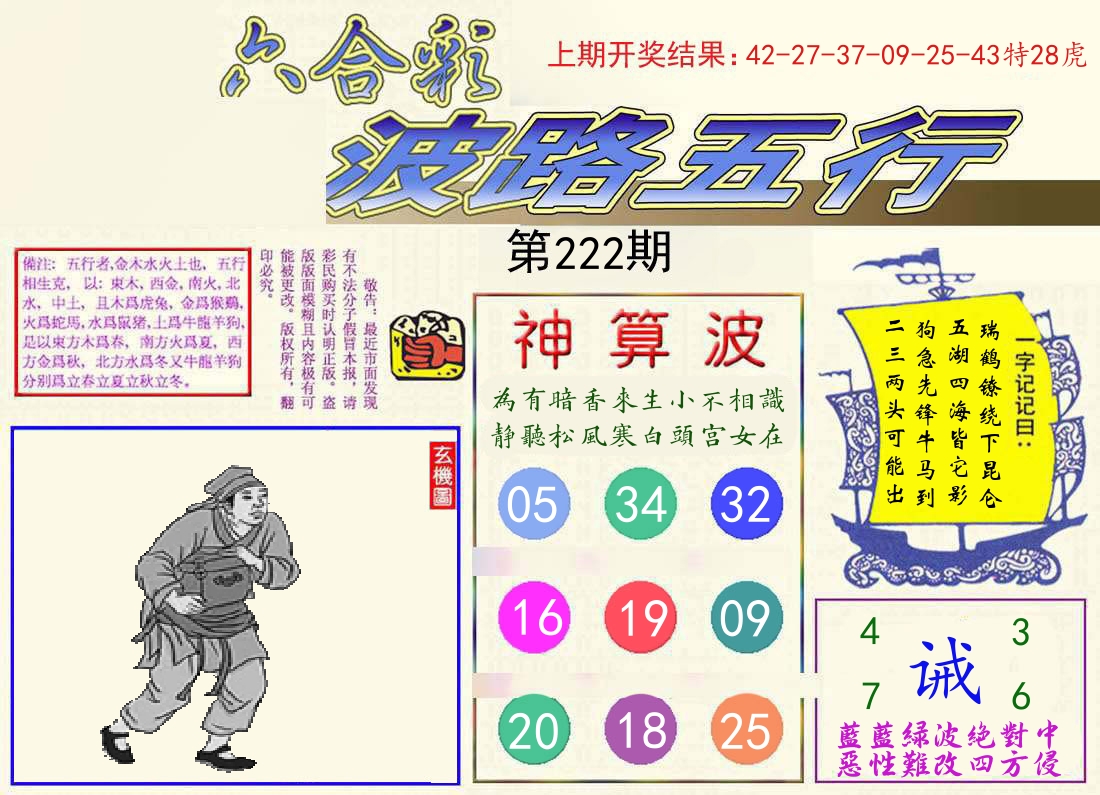 波路五行 第222期