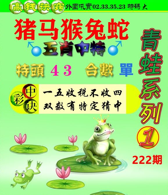 青蛙彩图 第222期