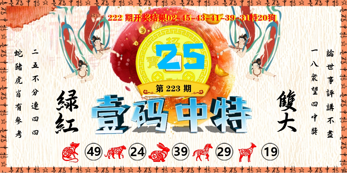 壹码中特 第223期