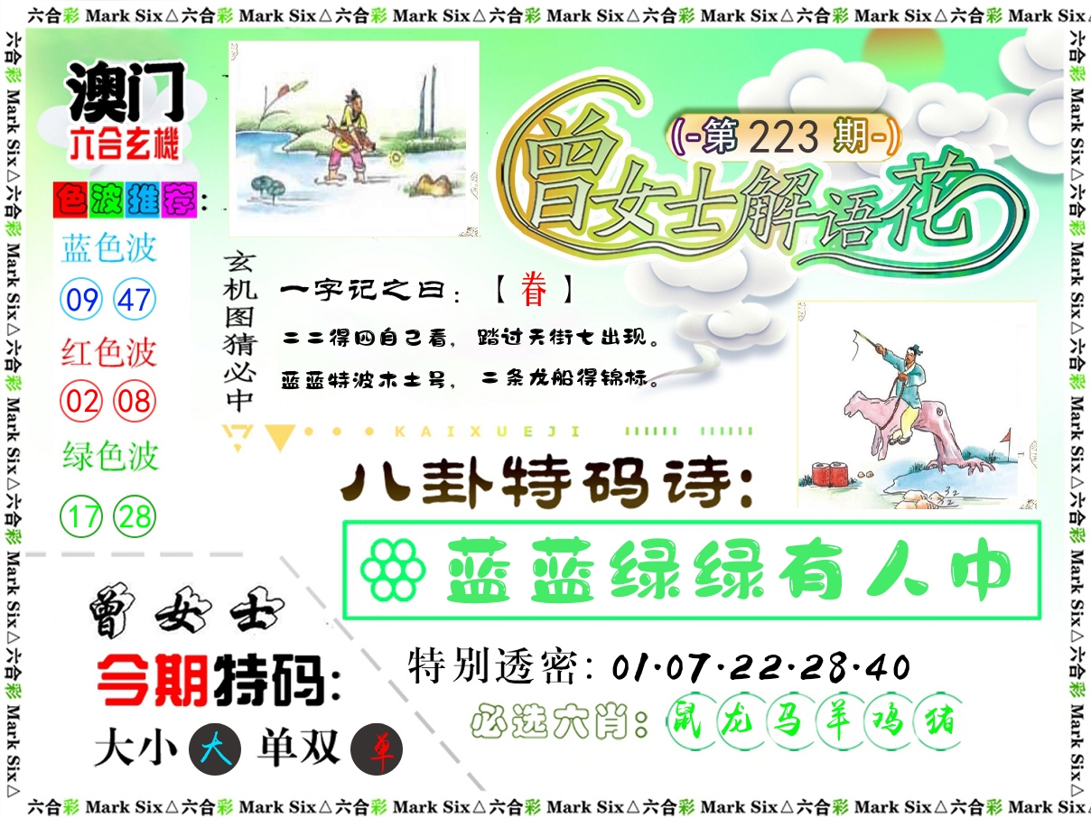 曾女士解语花 第223期