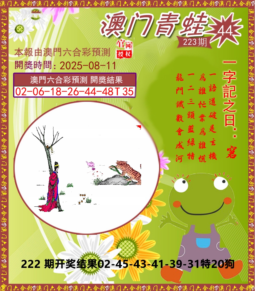 青蛙系列44 第223期