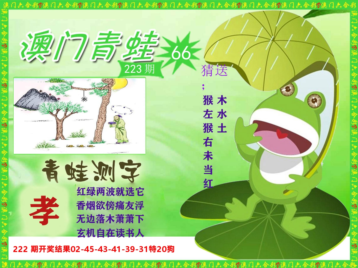 青蛙系列66 第223期