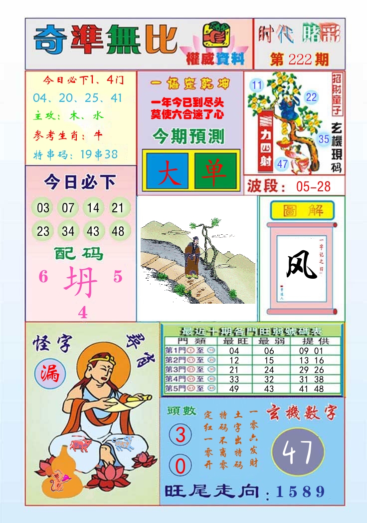时代赌彩 第223期