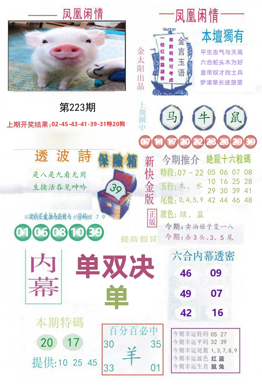 凤凰闲情 第223期