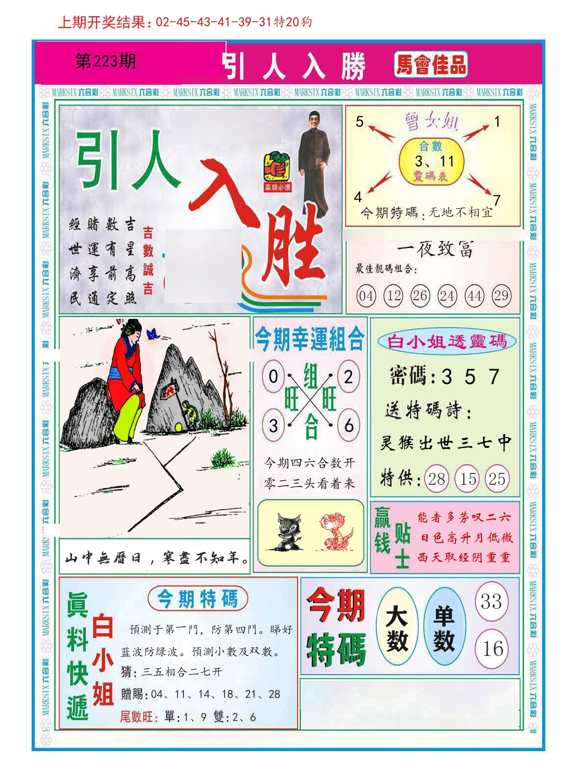 引人入胜 第223期