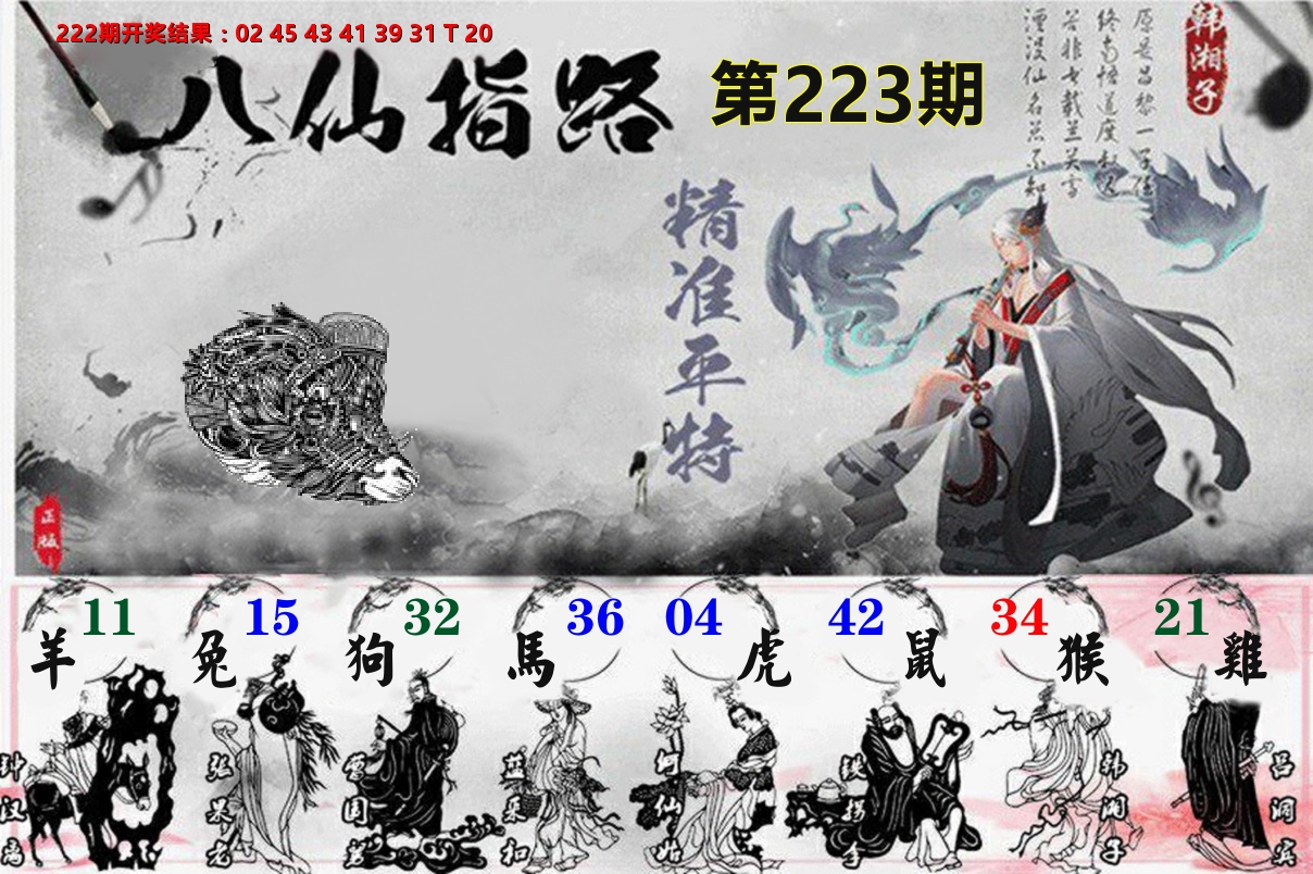 八仙指路 第223期