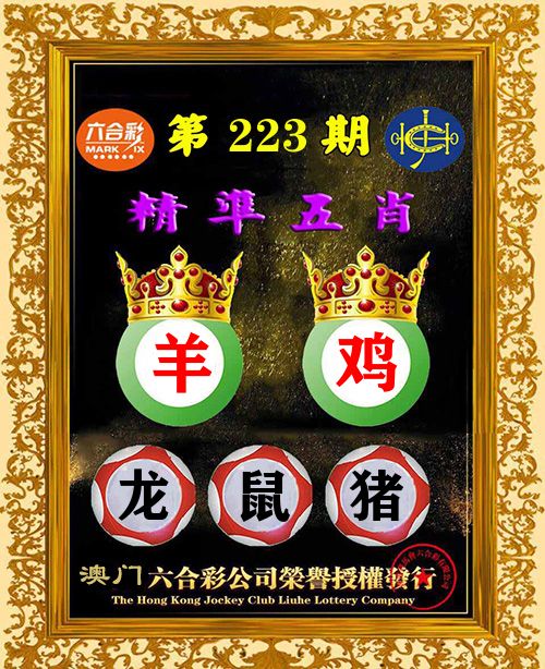 精准五肖 第223期