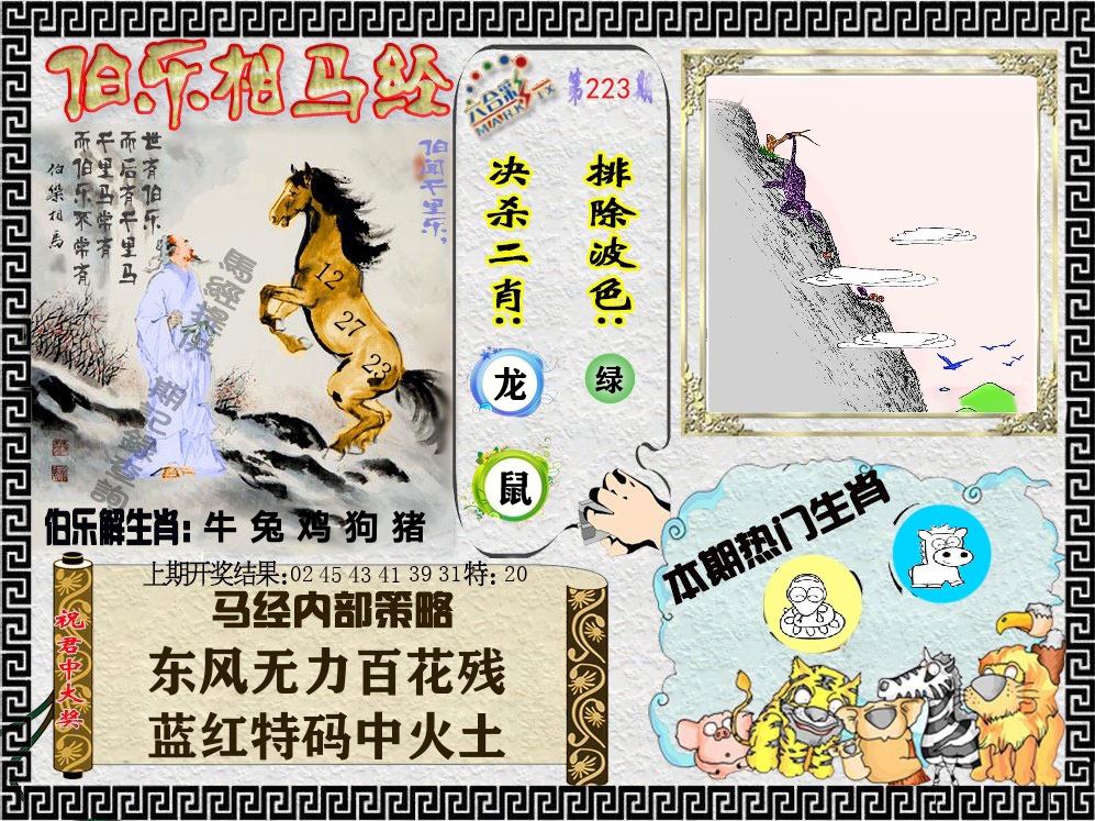伯乐相马经 第223期