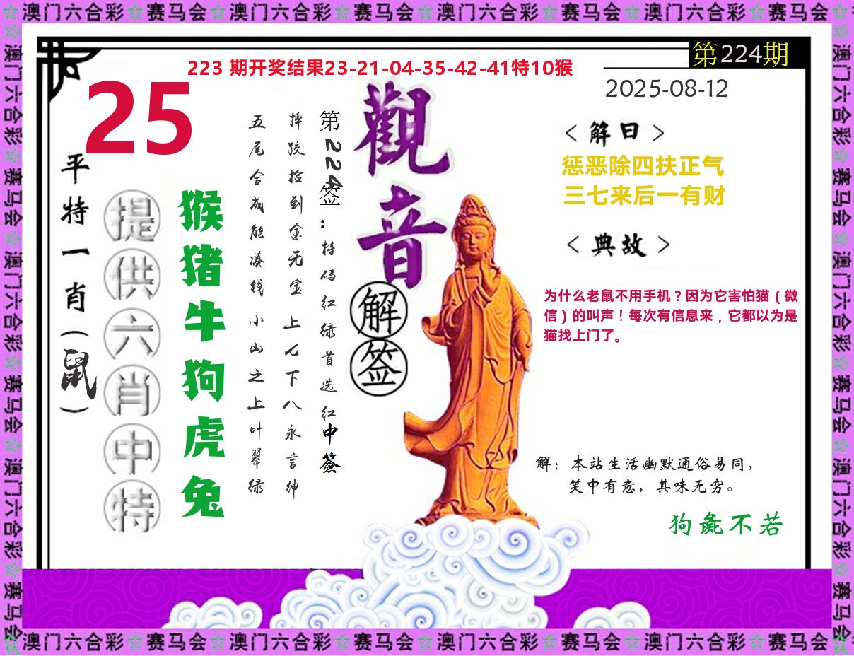 观音解签 第224期