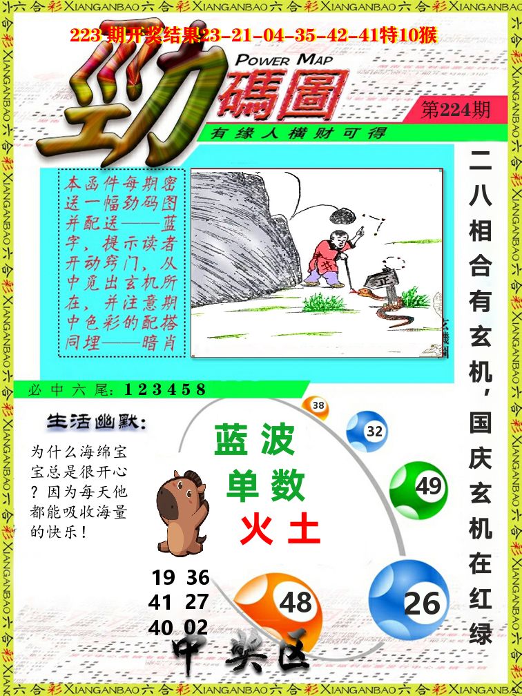 劲码图 第224期