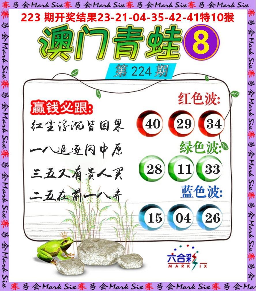 青蛙系列8 第224期
