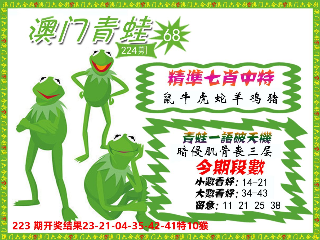 青蛙系列68 第224期