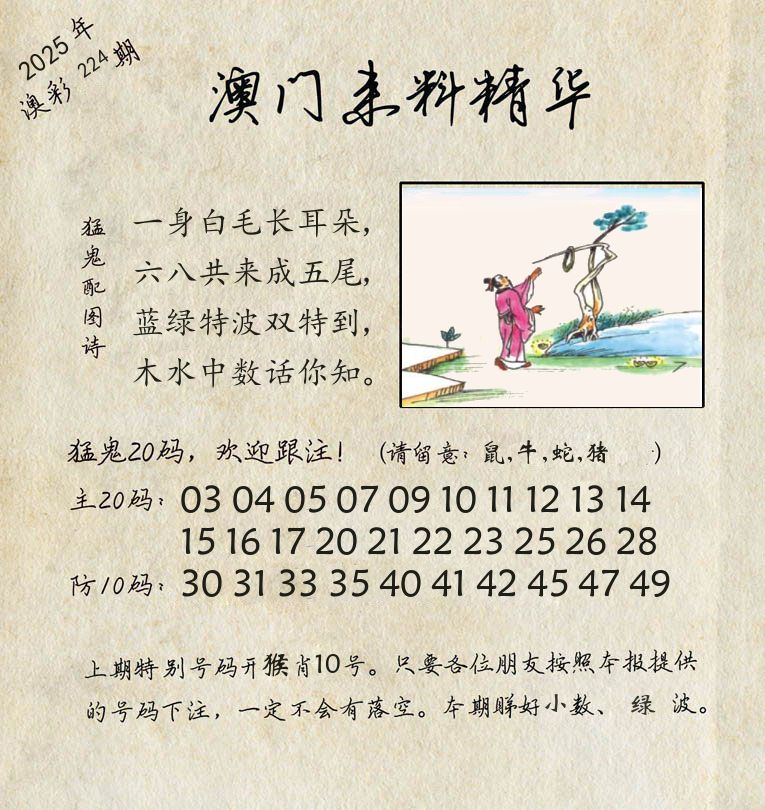 精华来料 第224期