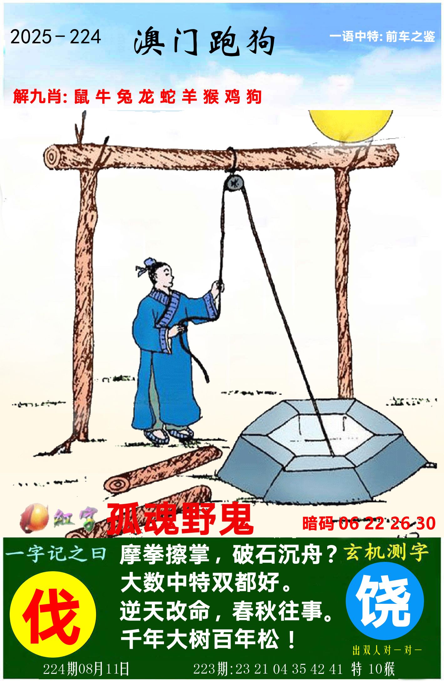 澳门跑狗图 第224期
