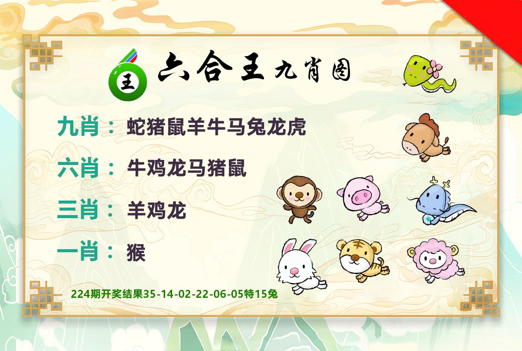 六合王九肖图 第225期