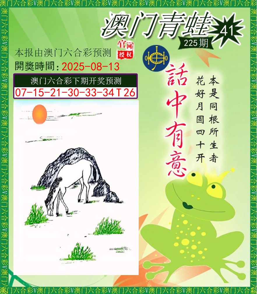 青蛙系列43 第225期