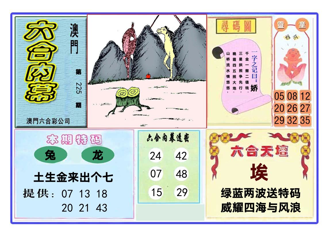 六合内幕 第225期