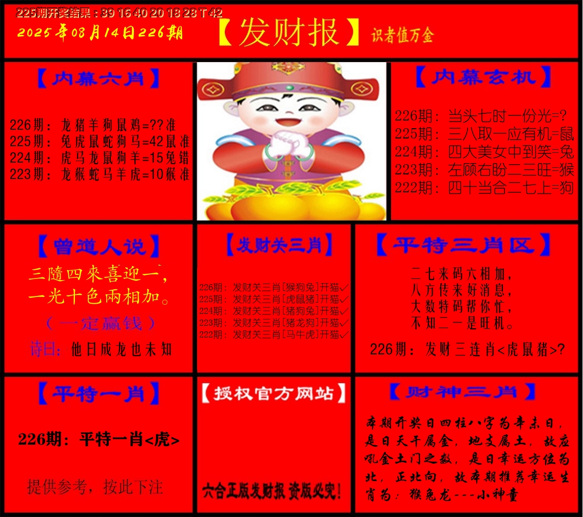 发财报 第226期