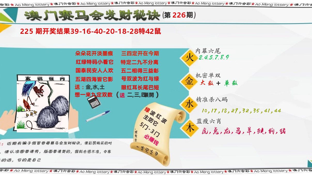 发财秘诀 第226期