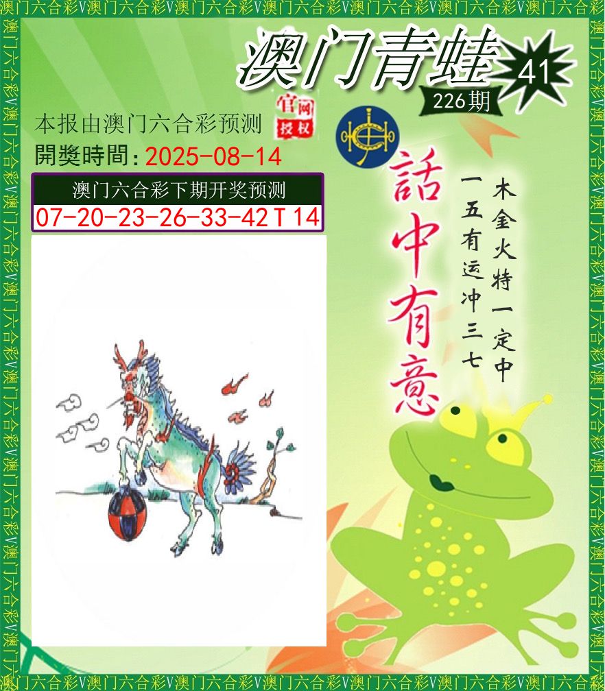 青蛙系列43 第226期