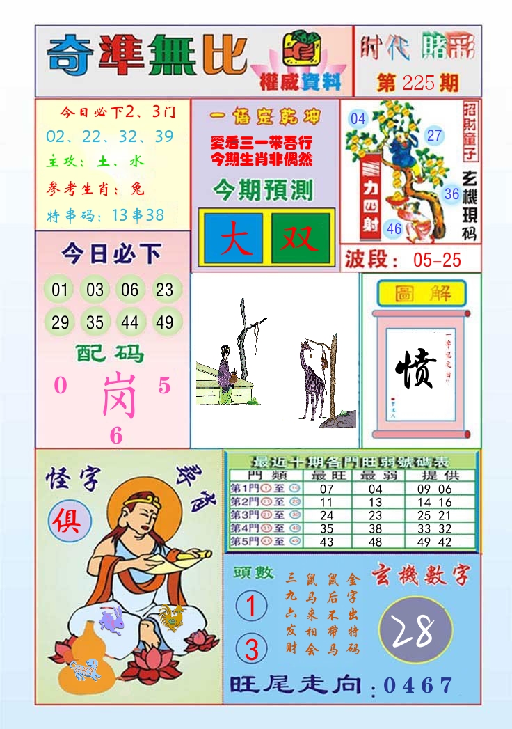 时代赌彩 第226期