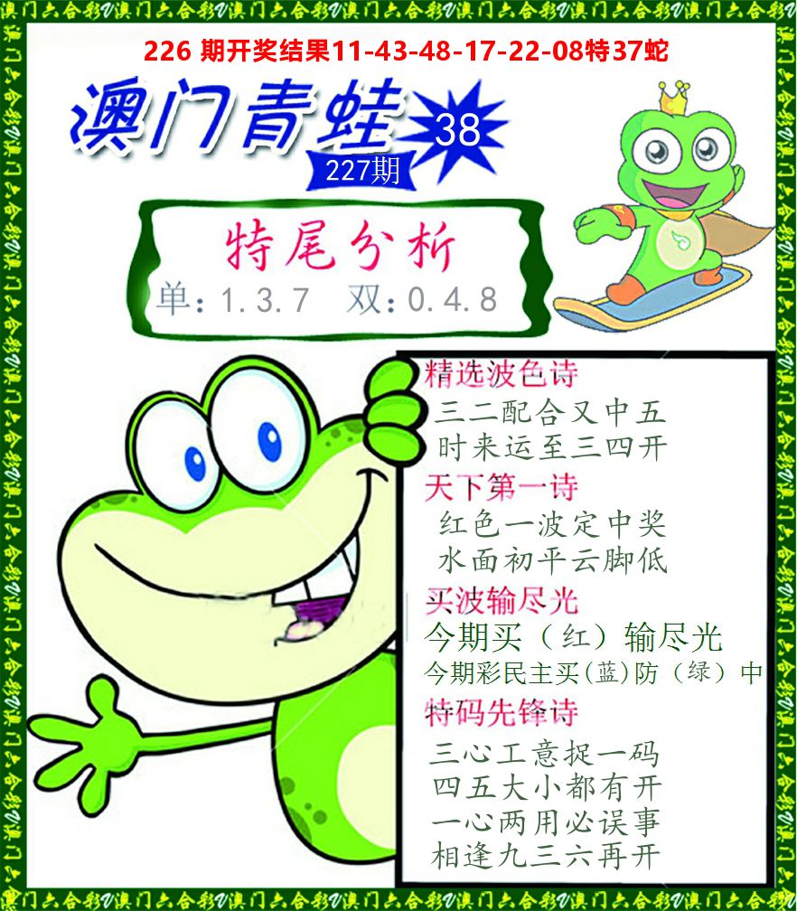 青蛙系列38 第227期