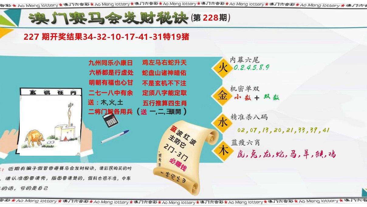 发财秘诀 第228期
