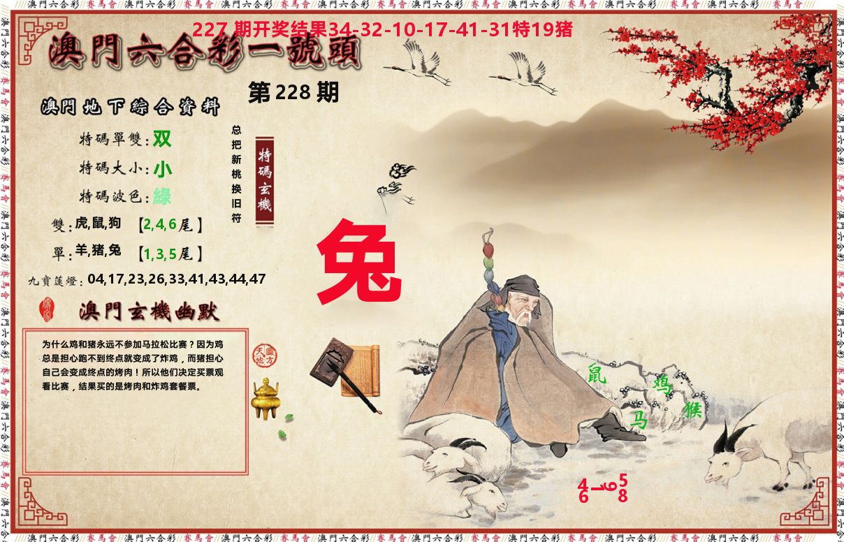 一号头 第228期