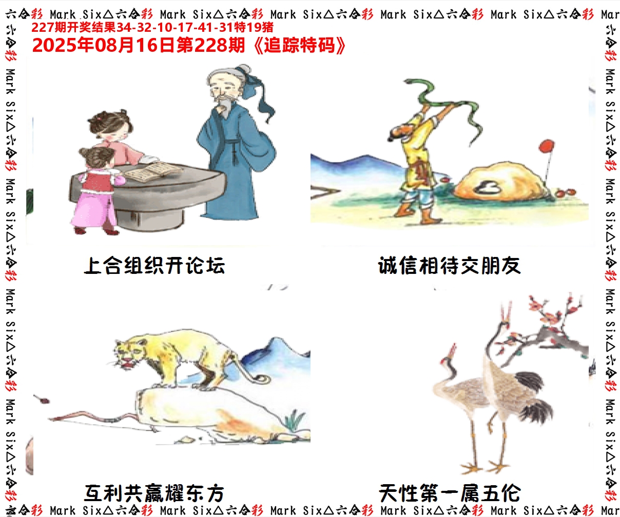 追踪特码 第228期