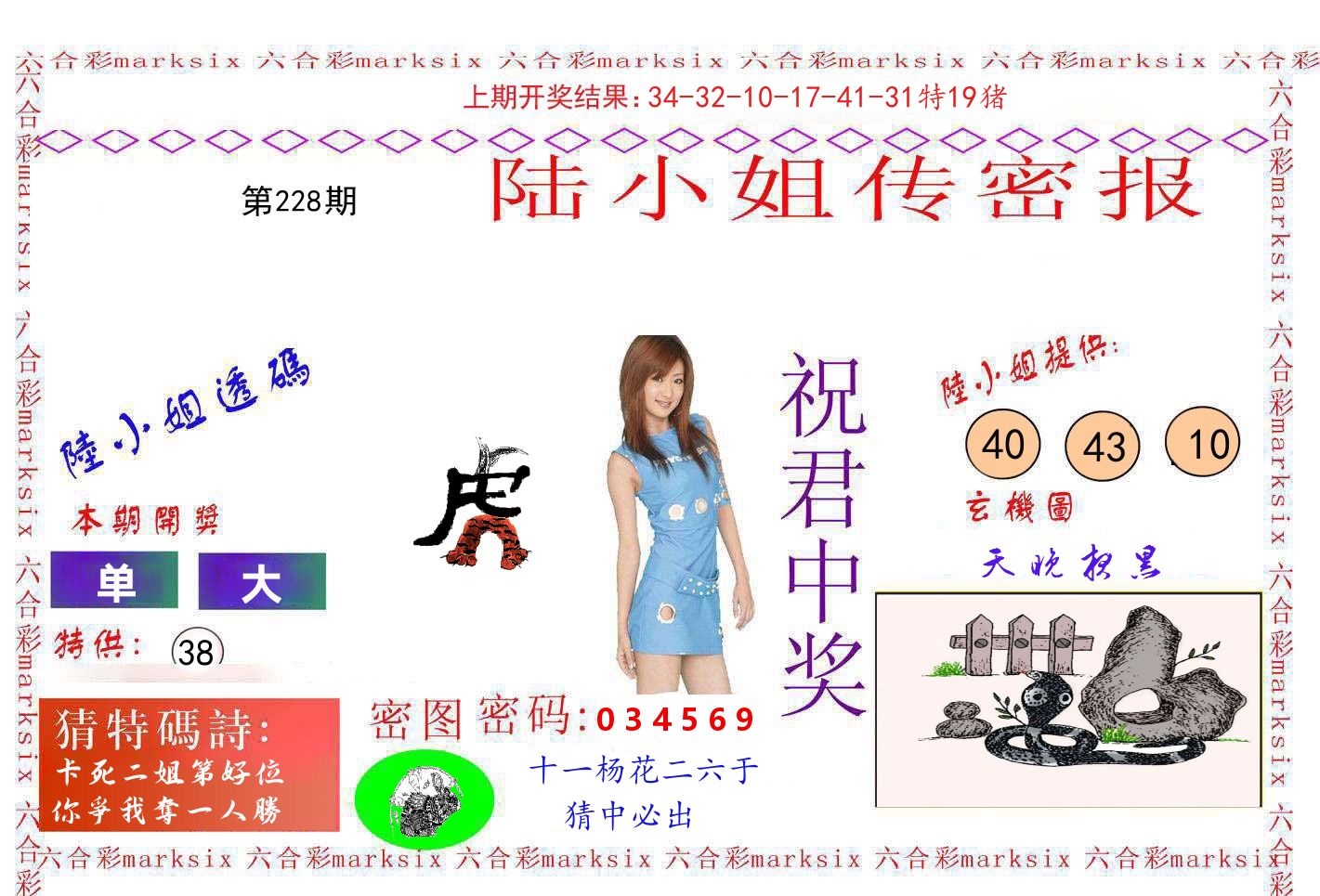 陆小姐密报 第228期