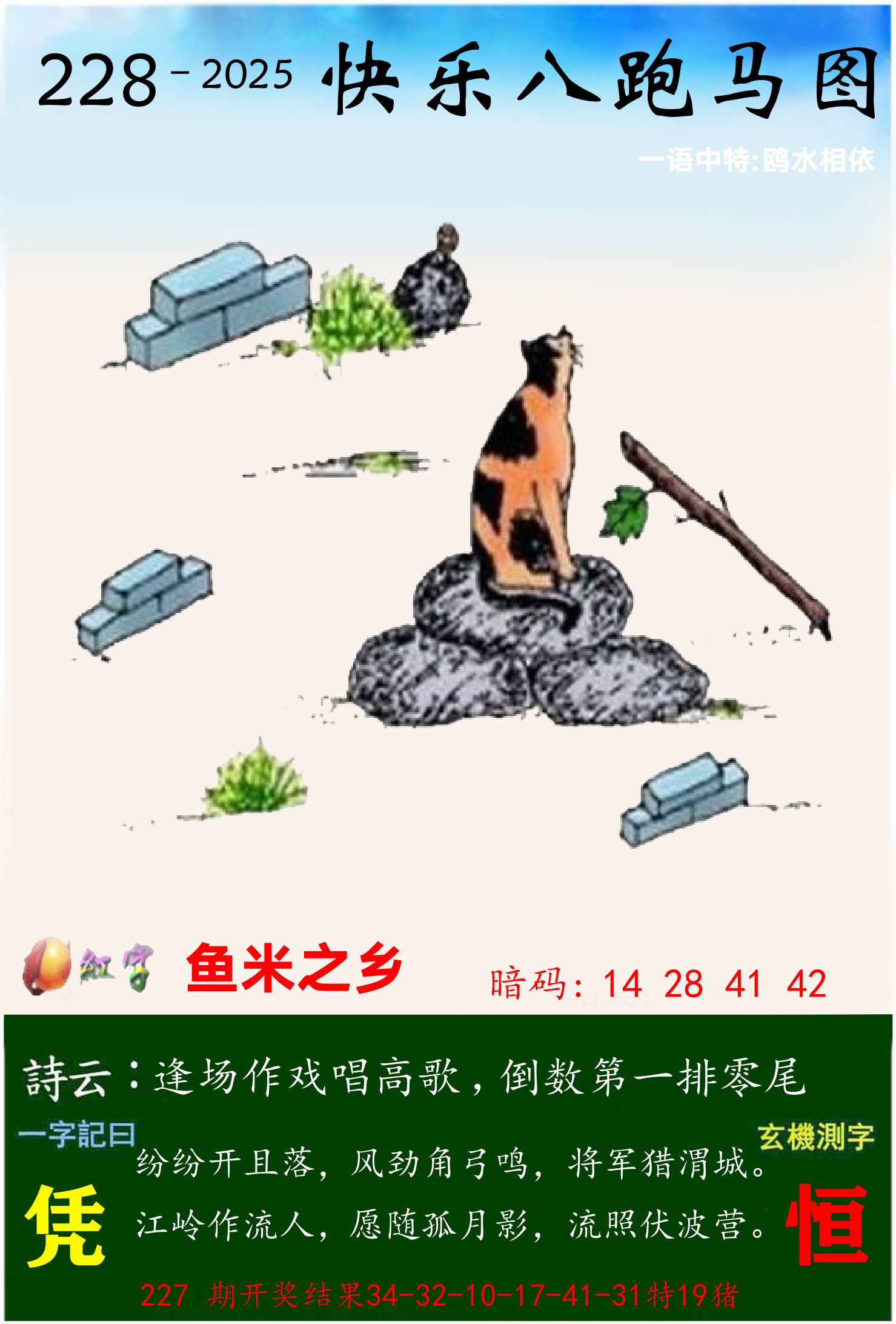 澳门跑马 第228期