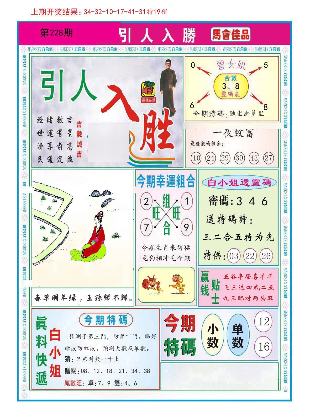 引人入胜 第228期
