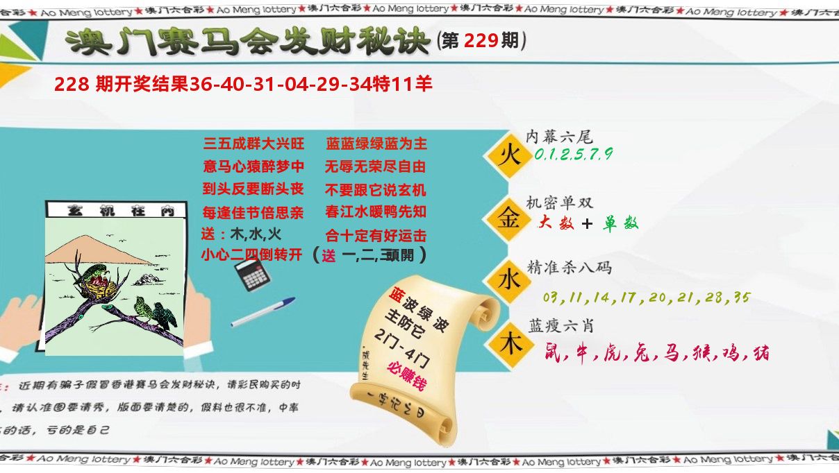 发财秘诀 第229期