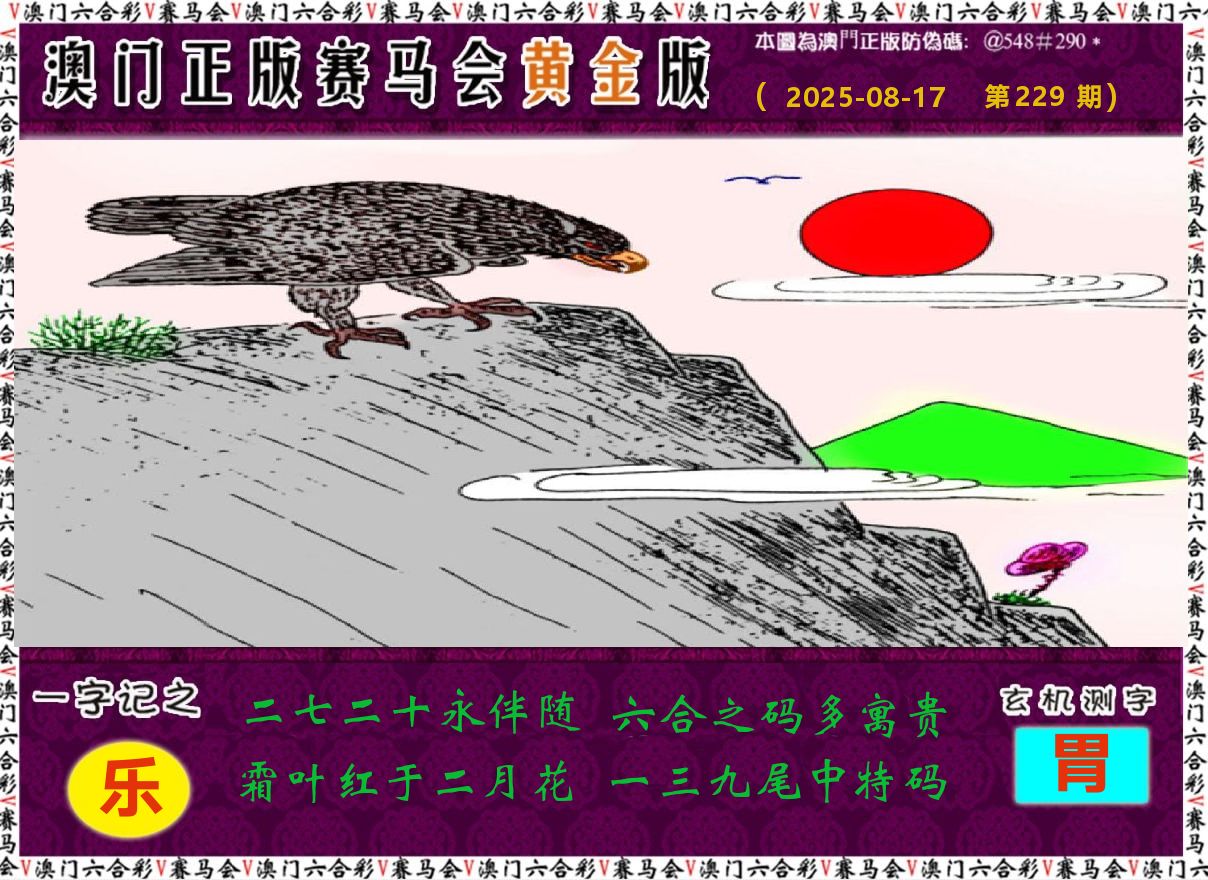 赛马会黄金版 第229期