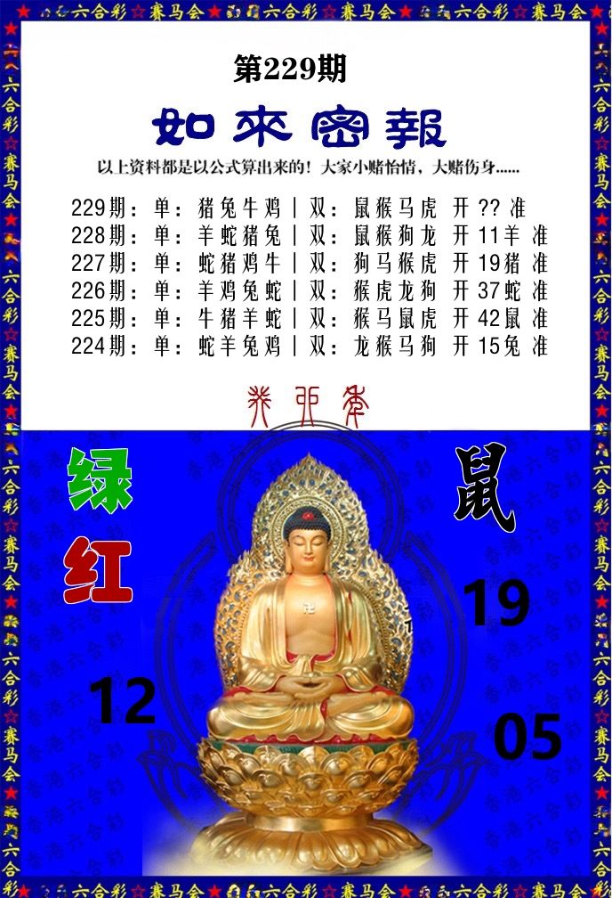 如来密报 第229期