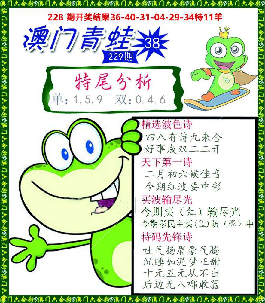 青蛙系列38 第229期