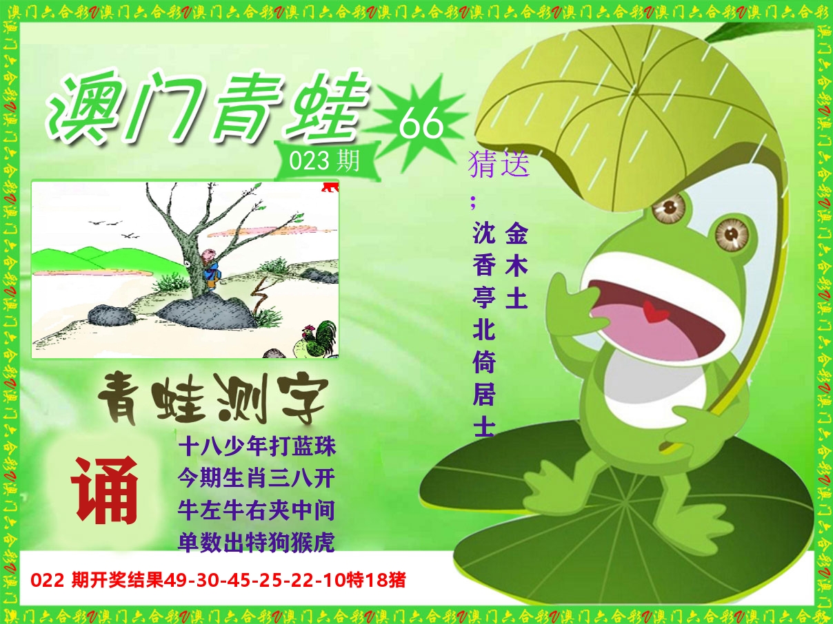 青蛙系列66 第23期