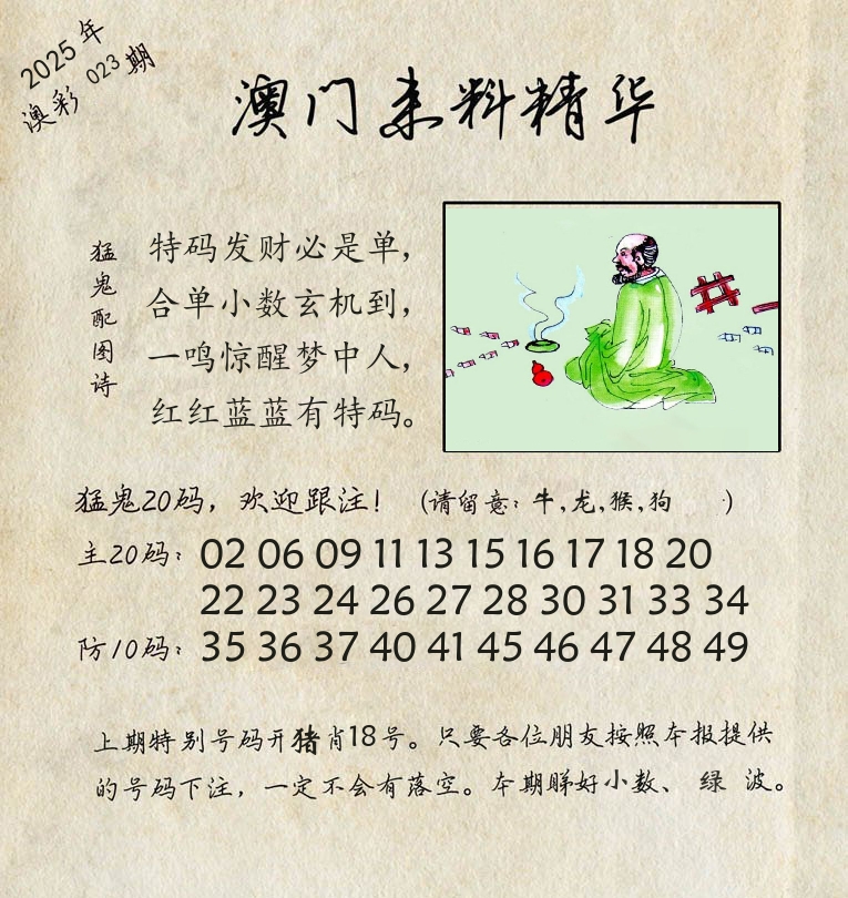 精华来料 第23期