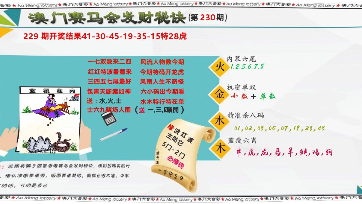 发财秘诀 第230期
