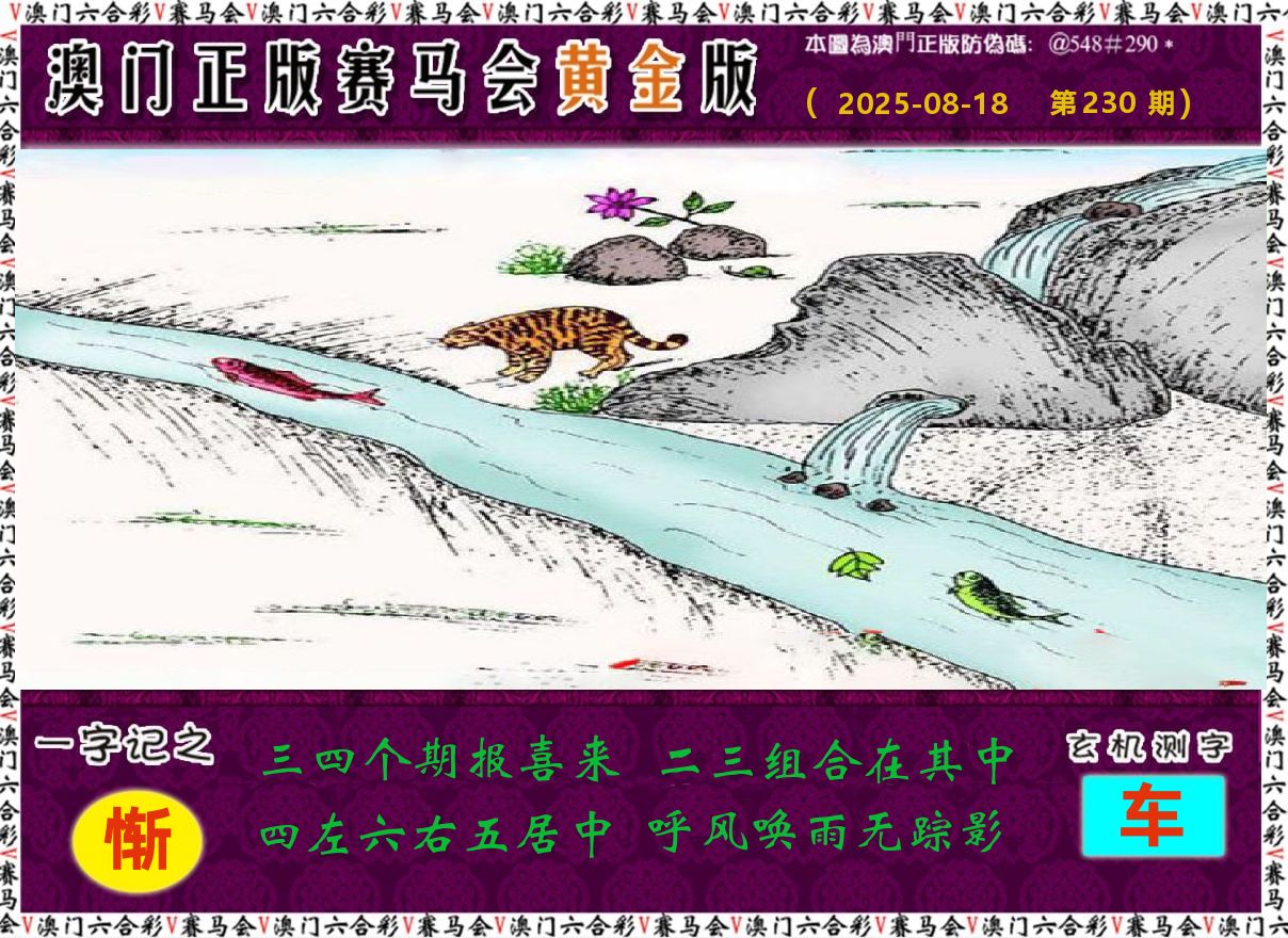 赛马会黄金版 第230期
