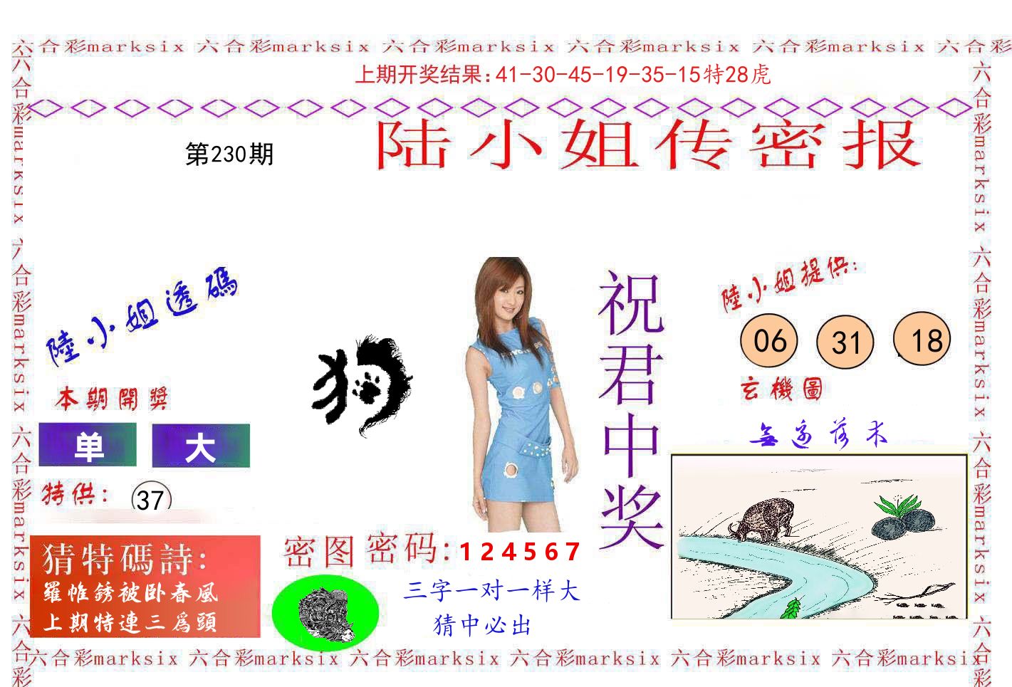 陆小姐密报 第230期