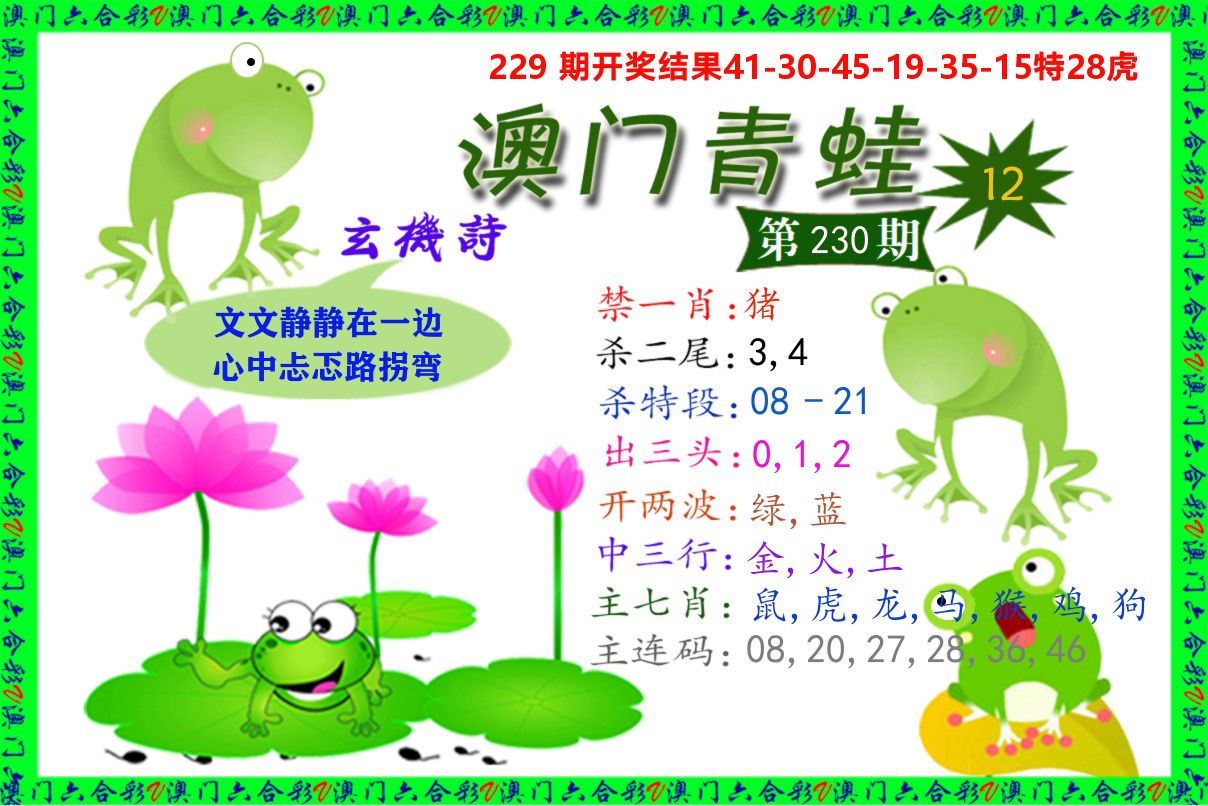 青蛙系列12 第230期