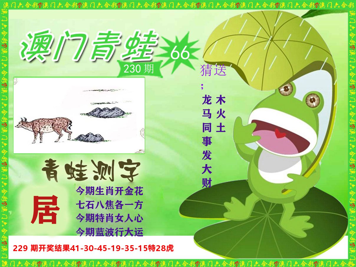 青蛙系列66 第230期