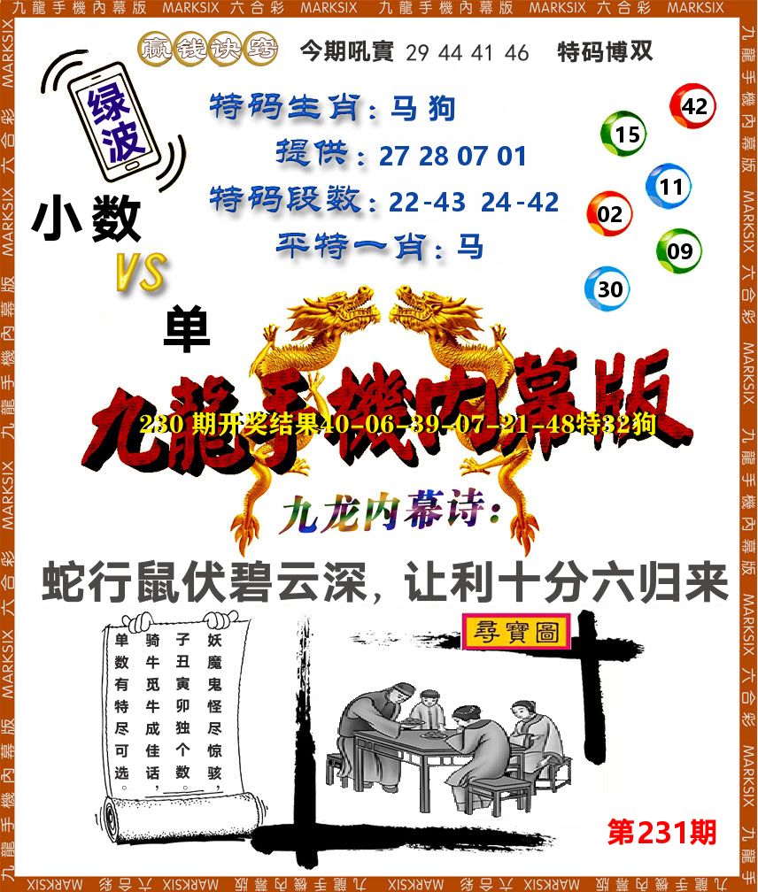 九龙手机内幕 第231期