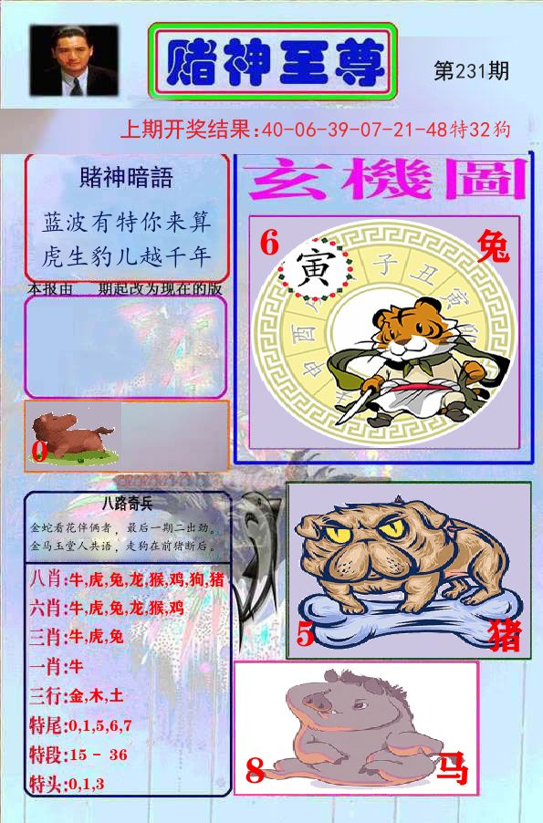 赌神至尊 第231期