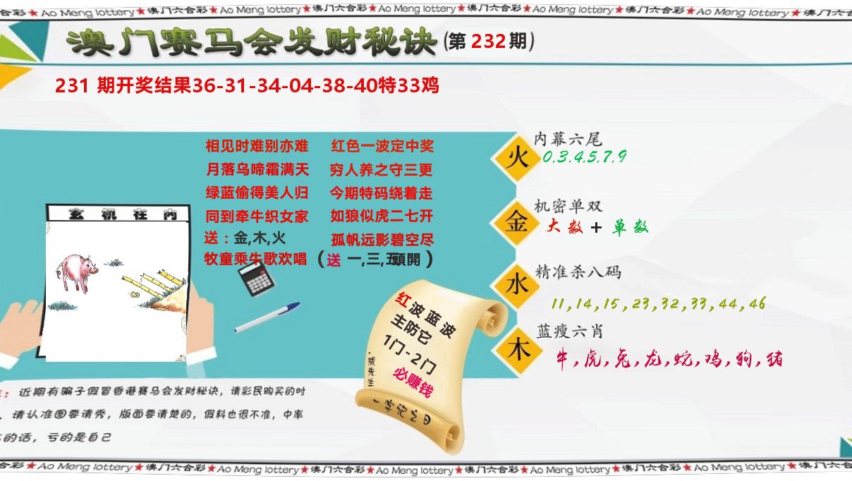 发财秘诀 第232期