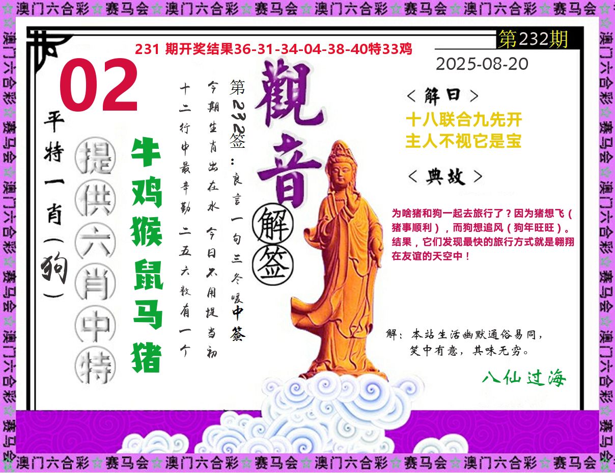 观音解签 第232期