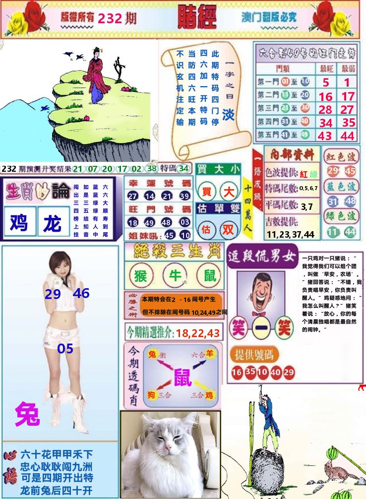 澳门赌经 第232期