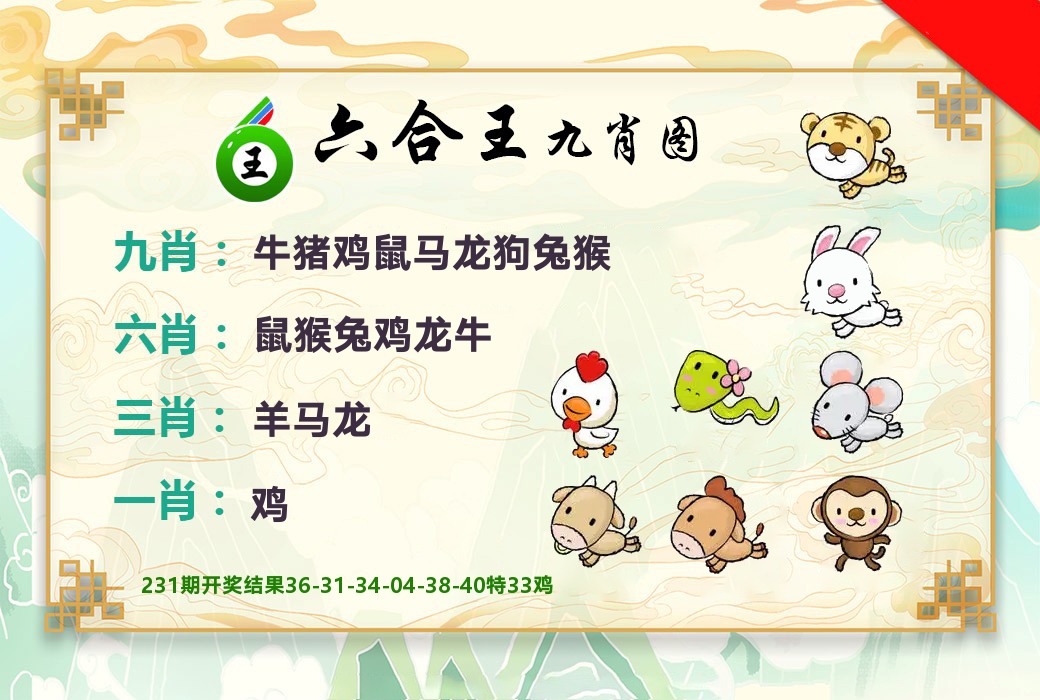 六合王九肖图 第232期